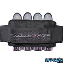 The JT Race Harness uses a very simple elastic belt to secure the harness to your waist. 