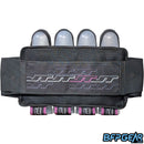 The JT Race Harness uses a very simple elastic belt to secure the harness to your waist. 