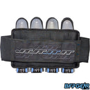 The JT Race Harness uses a very simple elastic belt to secure the harness to your waist. 