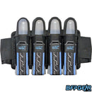 The JT Race Harness in the Aquamarine color way. The Race Harness holds 4 pods total.