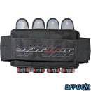 The JT Race Harness uses a very simple elastic belt to secure the harness to your waist. 