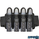 The JT Race Harness in the Gray color way. The Race Harness holds 4 pods total.