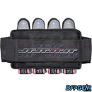 The JT Race Harness uses a very simple elastic belt to secure the harness to your waist. 