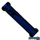 The JT ProFlex goggle strap in the blue and black color way.