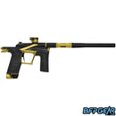 The Planet Eclipse LV2 in the Midnight Gold Bling color way. The marker is black and gold with a gold screw kit installed.