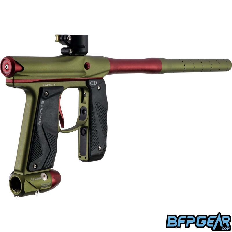 Empire Mini GS Paintball Gun - Dust Olive / Dust Red