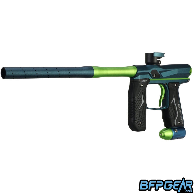 The Empire Axe 2.0 in Dust Admiral Blue and Dust Cadmium Green. Comes with a redline board pre-installed.