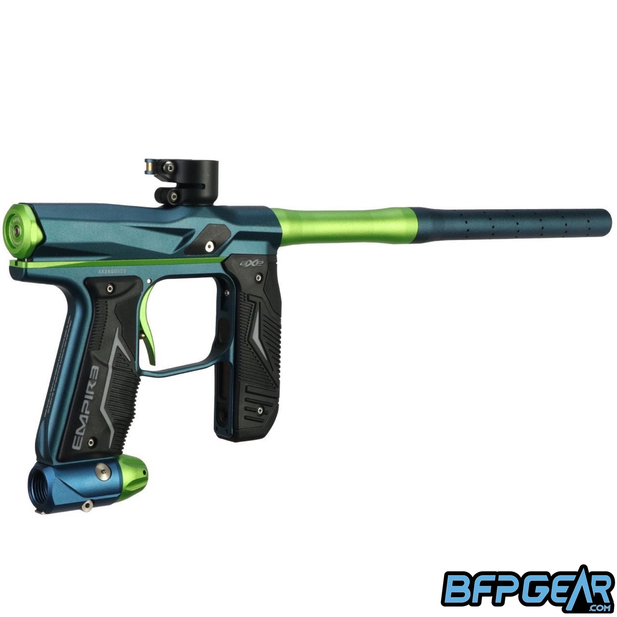 The Empire Axe 2.0 in Dust Admiral Blue and Dust Cadmium Green. Comes with a redline board pre-installed.