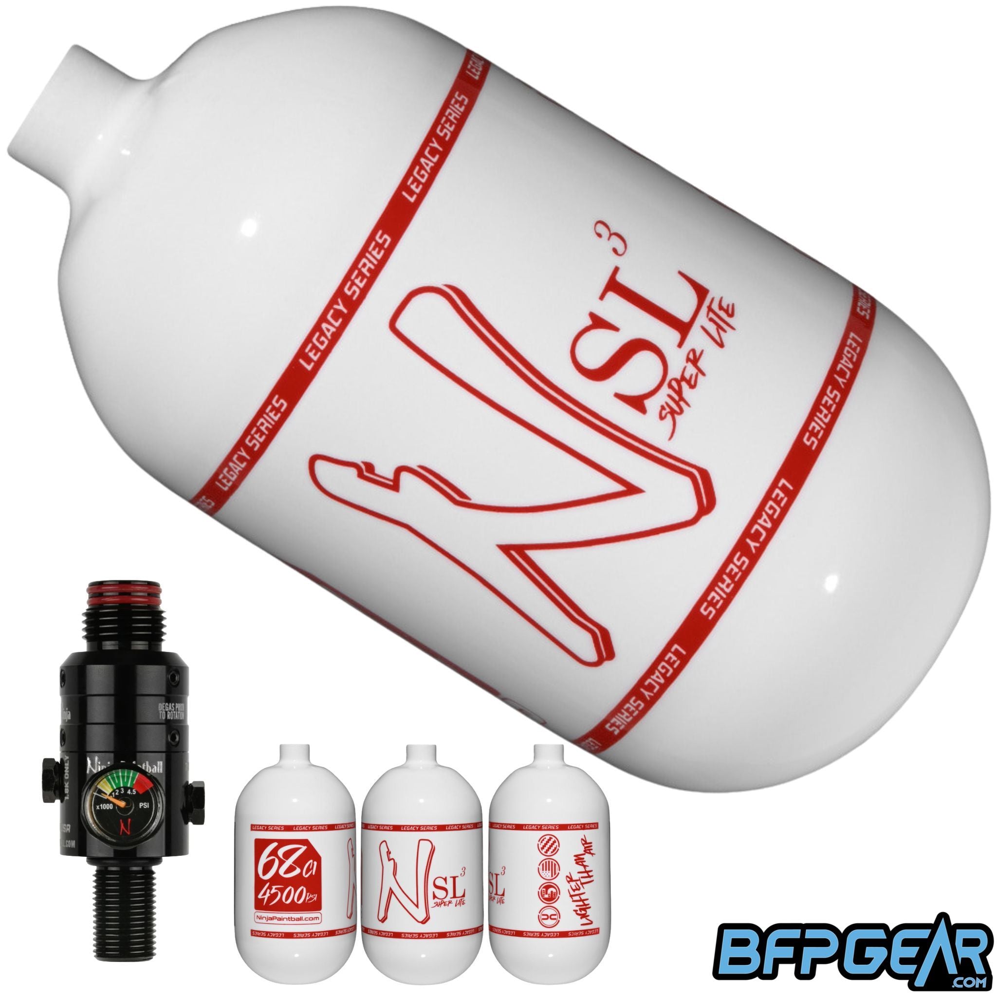 Ninja SL3 Air Tank With Pro V3 Regulator 68ci and 80ci