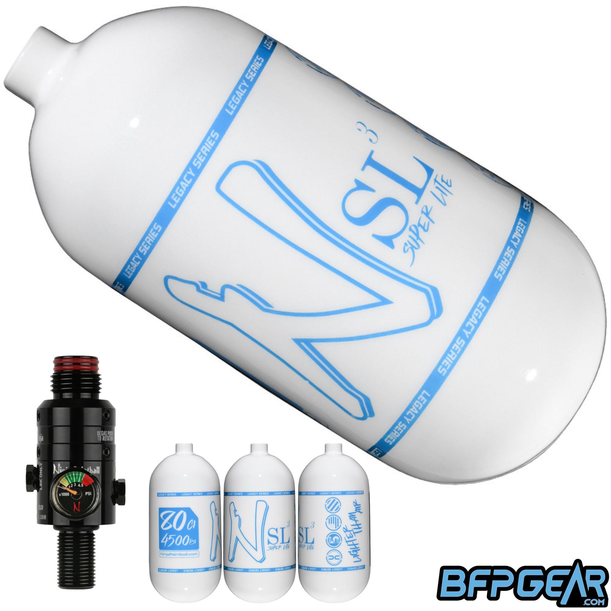 Ninja SL3 Air Tank With Pro V3 Regulator 68ci and 80ci | BFPGear