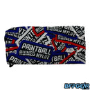 The Paintball Ruined My Life barrel cover in the RWB pattern.