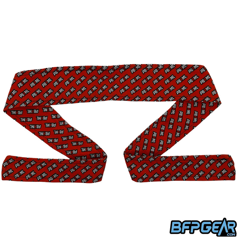 The PBRML Denim Headband in the 'PBRML' style.