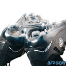 The rear spikes on the Voltrax cleat. Standard shape for incredible stability and prevents slipping.