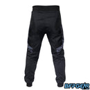 The backside of the Planet Eclipse Flyte pants. Two barrel swab pockets and some ventilation behind the thigh area is found here.