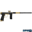 Planet Eclipse CS3 Pro paintball marker in graphite and sandstone, right-facing view, S63 Pro FL barrel, available at BFP Gear.