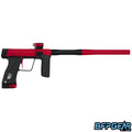 The Planet Eclipse GTEK 180R Paintball marker in red and black. The GTEK 180R is arguably the best paintball marker under $1000.