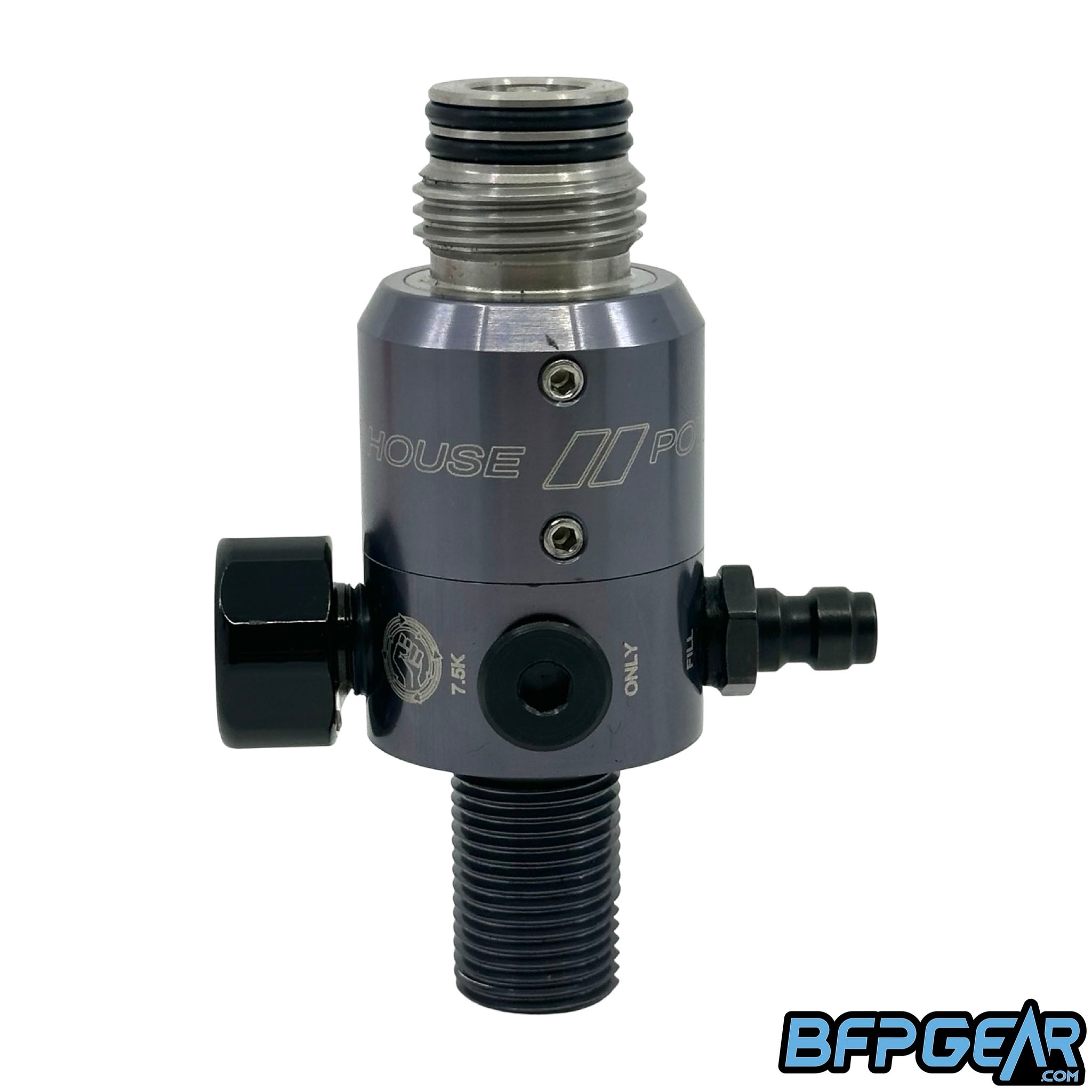 The Powerhouse Counterpunch regulator in grey.