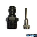 The Powerhouse Heavyweight Fill Nipple in black. Authentic OEM replacement part for ALL Powerhouse Regulators.