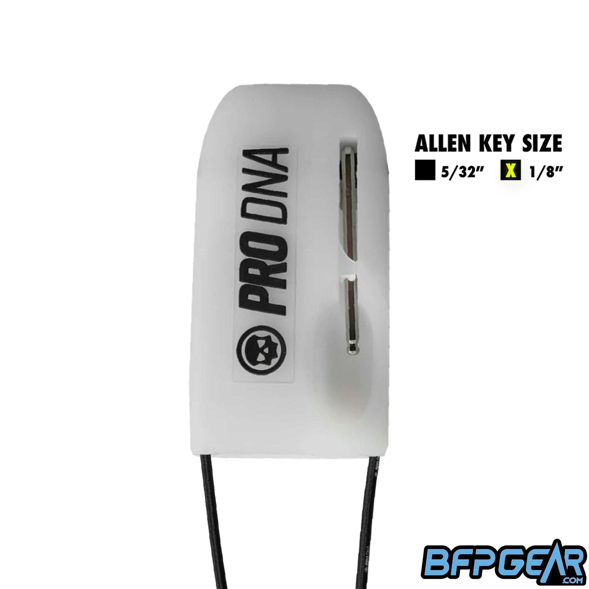 The Pro DNA Set-Stop barrel cover in clear.