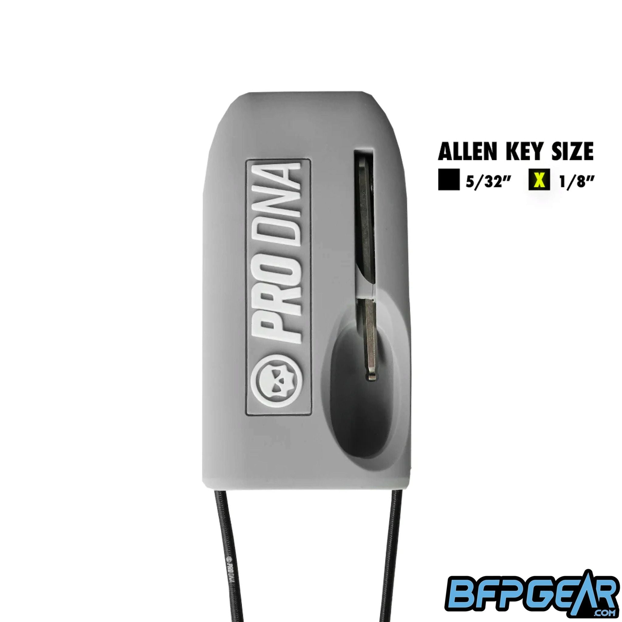 The Pro DNA Set-Stop barrel cover in gray.