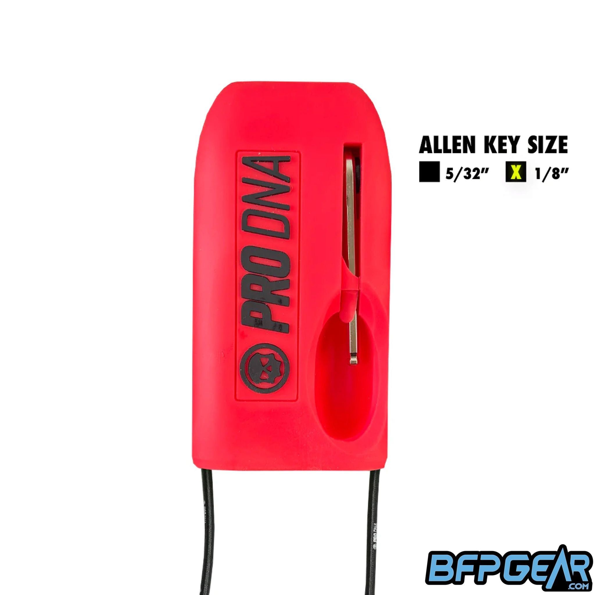 The Pro DNA Set-Stop barrel cover in red.