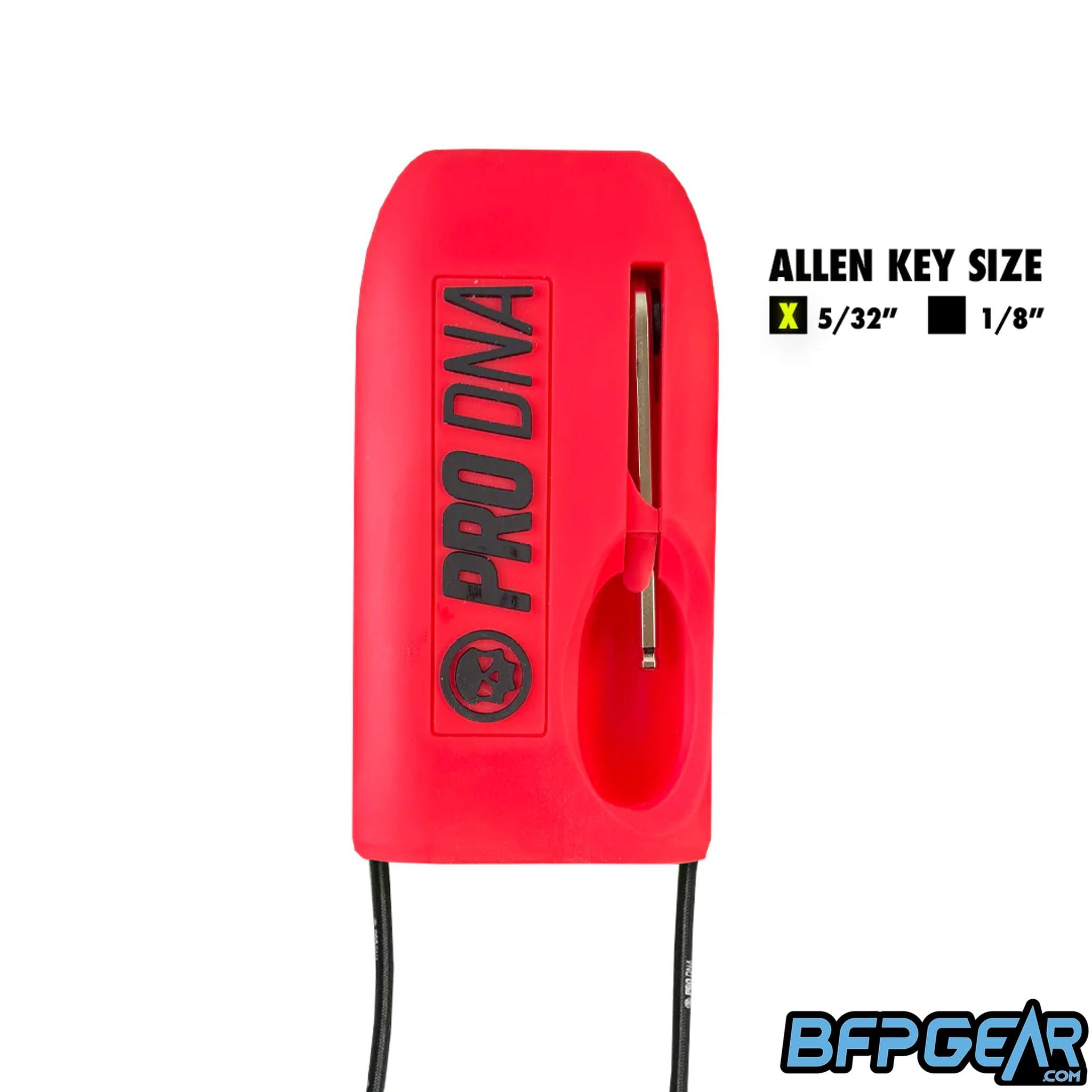 The Pro DNA Set-Stop barrel cover in red.