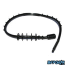 Pull through squeeze for cleaning paintball barrels