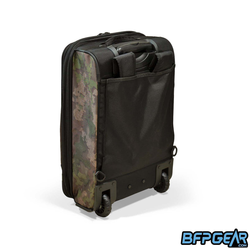The mid roller bags have backpack straps that can be put away.