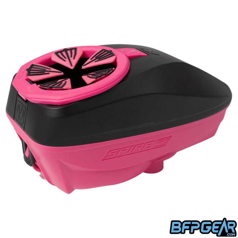 Virtue Spire iR2 Electronic Paintball Loader - Black Pink SE