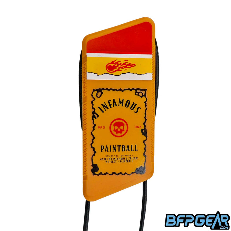 The Infamous premium silicone barrel cover in the Fire Ball style.