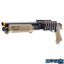 The Tactical Force Tri-Shot pump action shotgun.