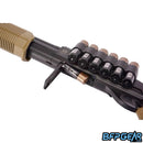 The Tactical Force Tri-Shot pump action shotgun.