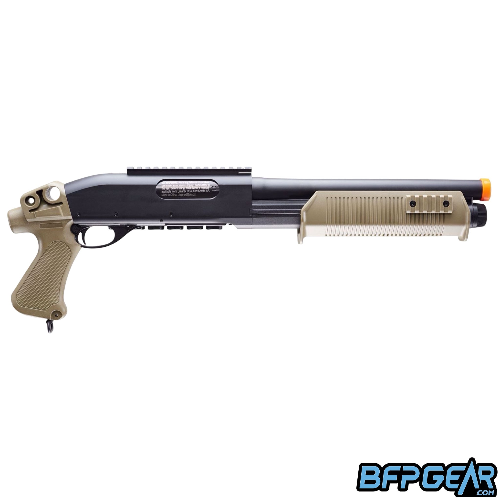 The Tactical Force Tri-Shot pump action shotgun.