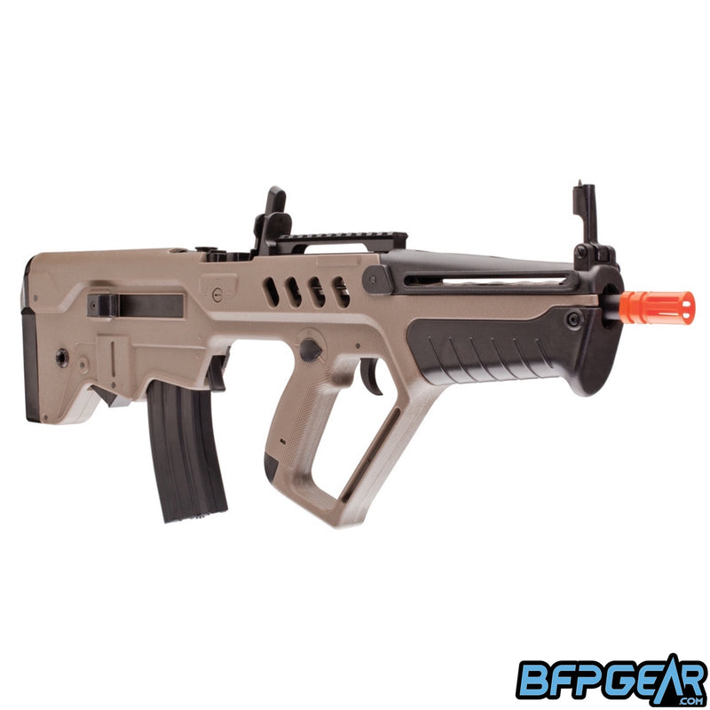 An angled view of the TAVOR 21 Competition AEG