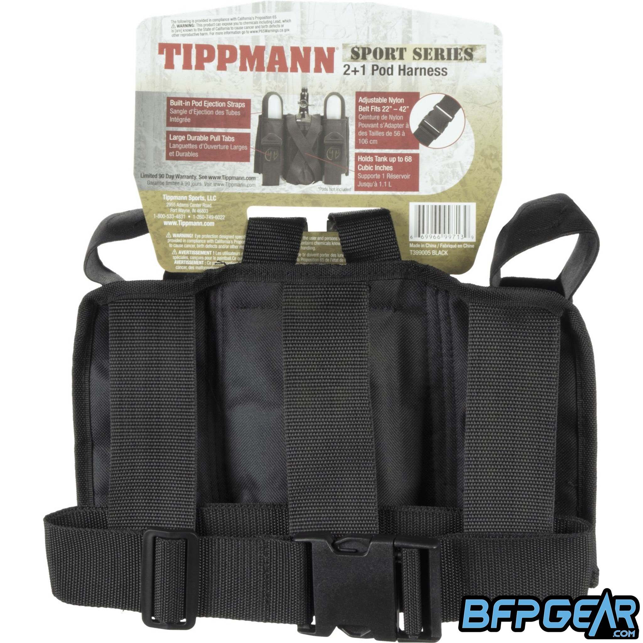 Tippmann 2+1 Pod Sport Series Paintball Harness