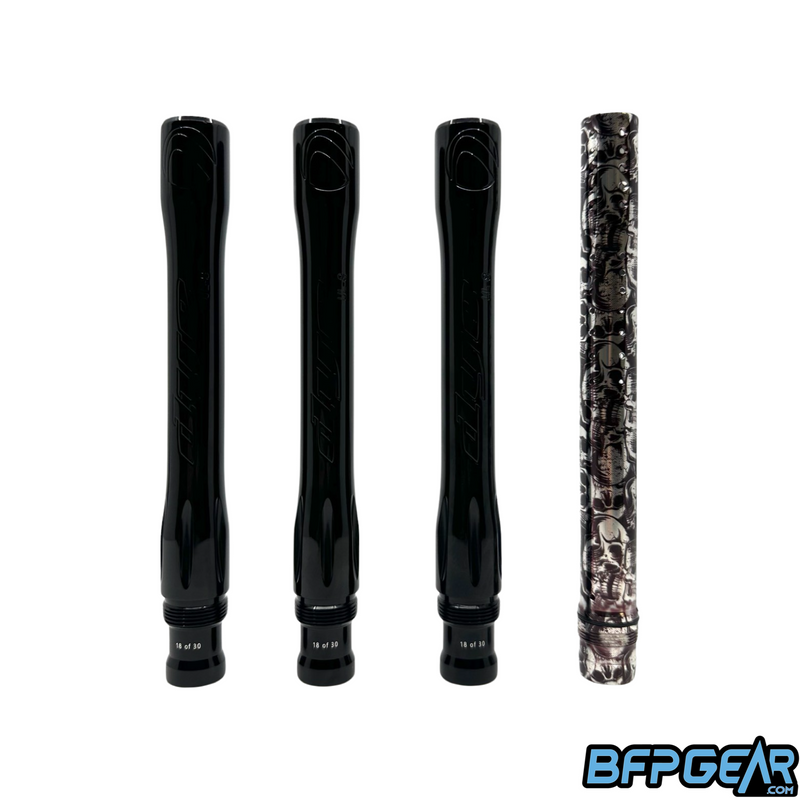 Each kit comes with three barrel backs (.688, .684, and .680) and one barrel tip.