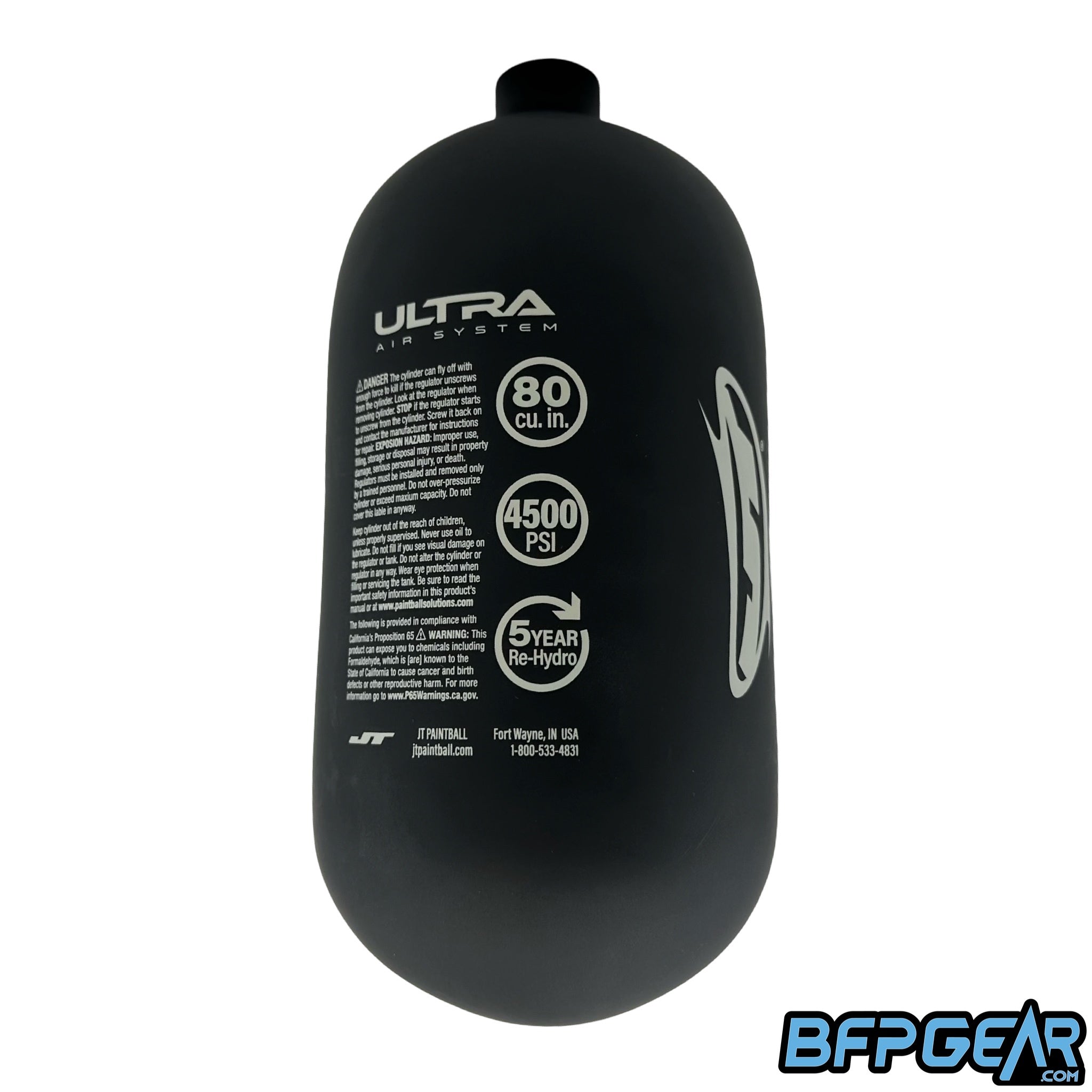 JT Ultra Light Tank 80ci (BOTTLE ONLY) | BFPGear.com