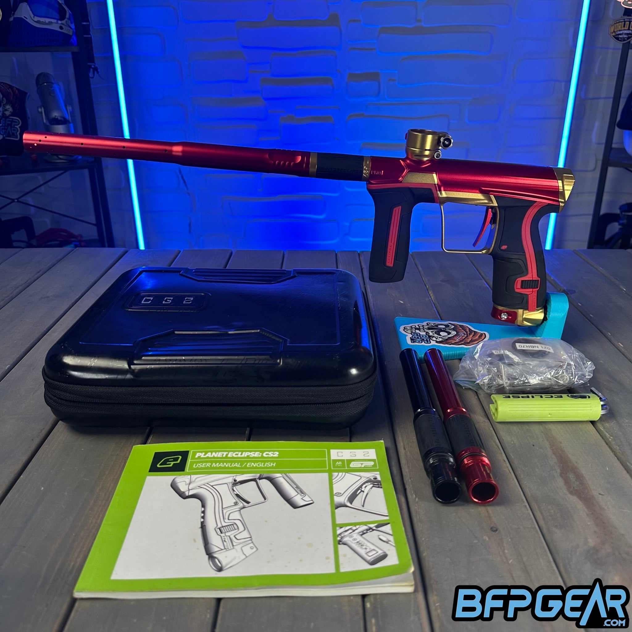 Used Planet Eclipse CS2 Pro - Red / Gold