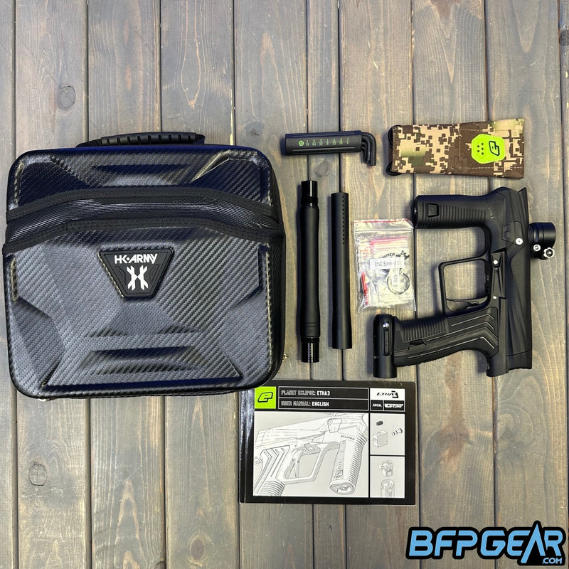 Used Planet Eclipse Etha 3 - Black w/ HK Army Marker Case