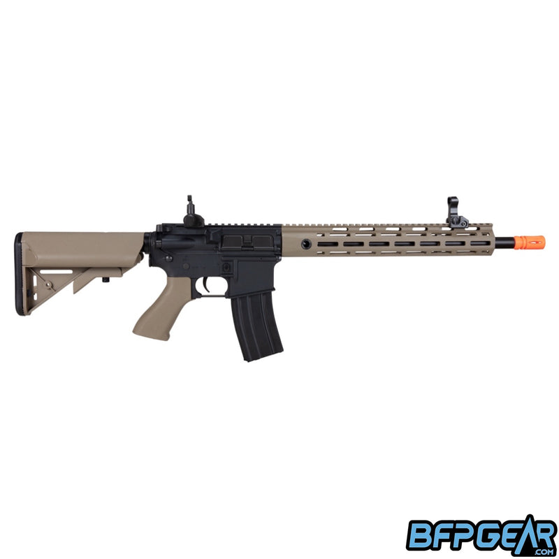 The UMAREX Elite Force M4 CFR AEG Rifle. Comes with a built in tracer unit.