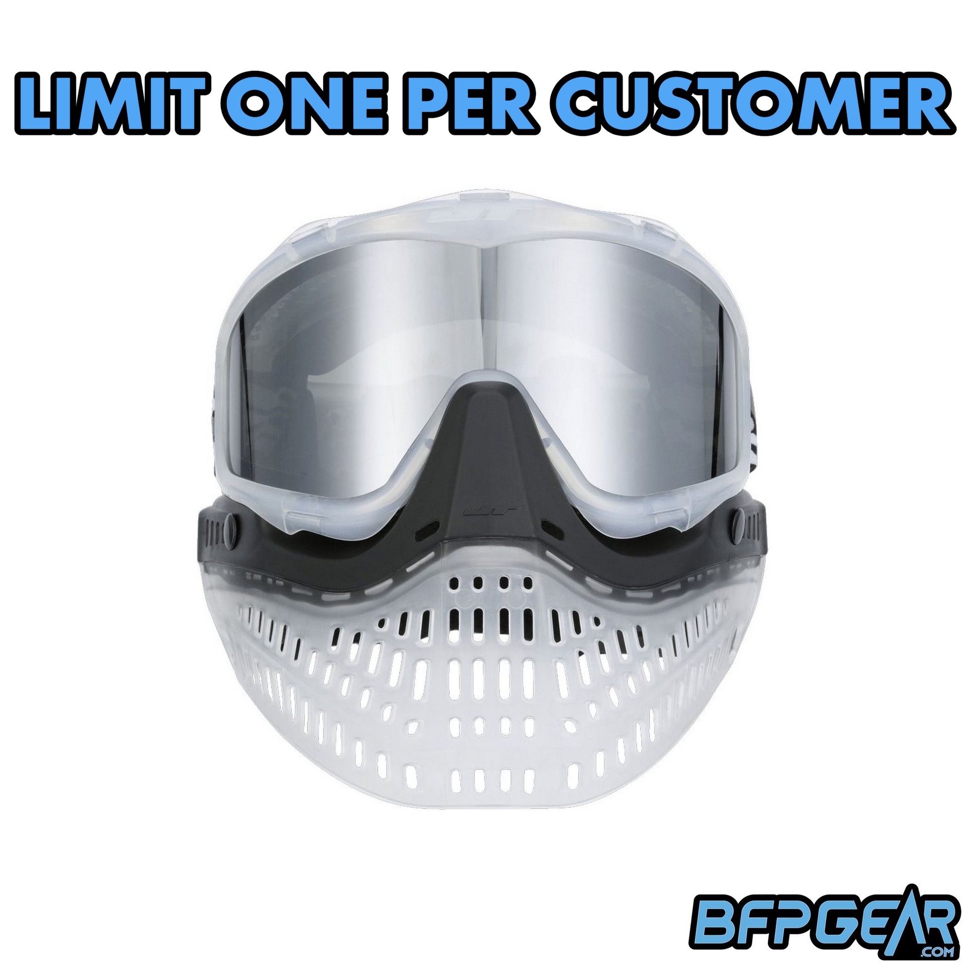 JT ProFlex SE - ICE Series Clear w/ Chrome Lens | BFPGear.com
