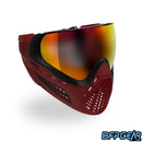 The Virtue VIO Ascend Paintball mask in the Crystal Fire Black colorway.