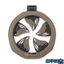 The Virtue SF III Speedfeed in Desert. New rubber teeth help with better paint handling.