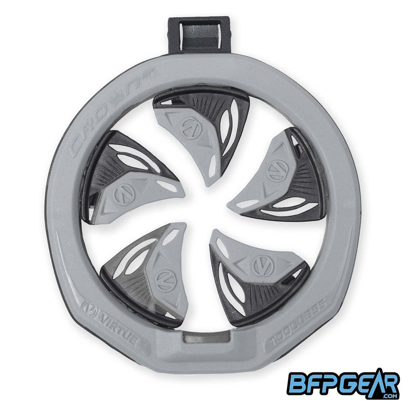 The Virtue SF III Speedfeed in silver. New rubber teeth help with better paint handling.