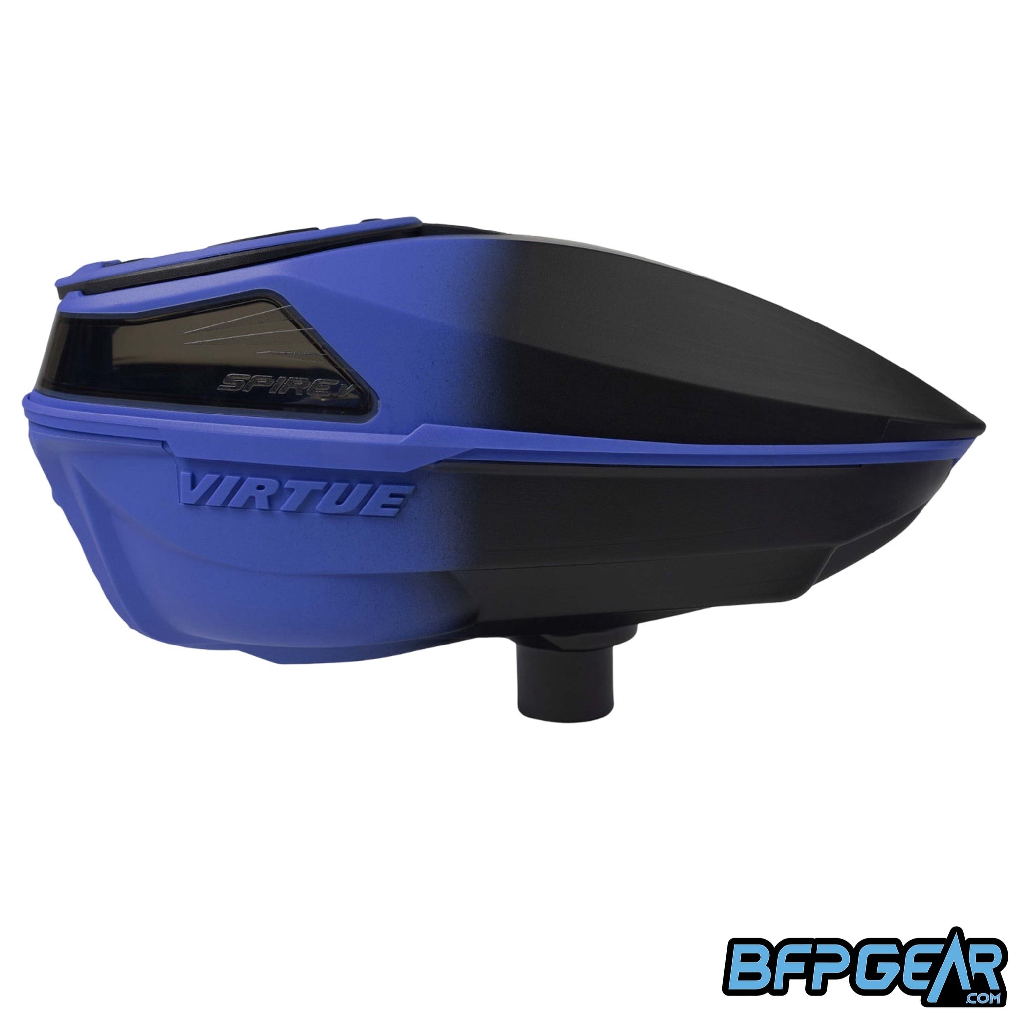 The Virtue Spire V Loader in the Blue Black Fade color way.