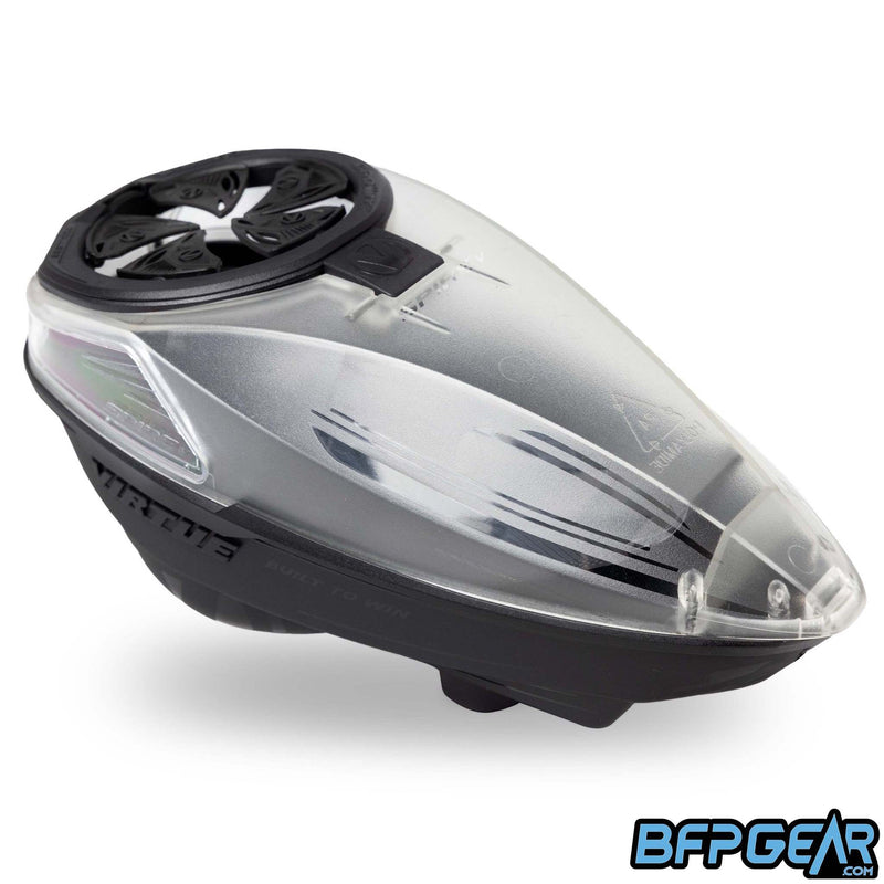The top of the Spire V loader. Each Spire V comes with a rain lid and a speedfeed.