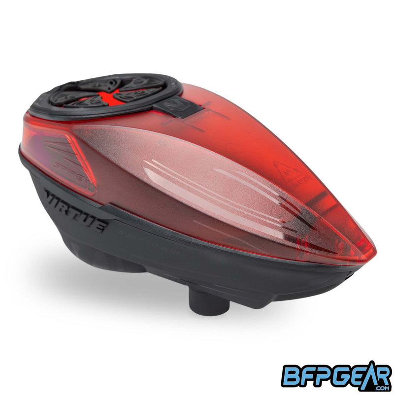 Virtue Spire V Paintball Loader - Dust Crystal Red Black - Limited Edition