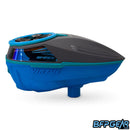 The Virtue Spire V paintball loader in the Stealth Sky color way.