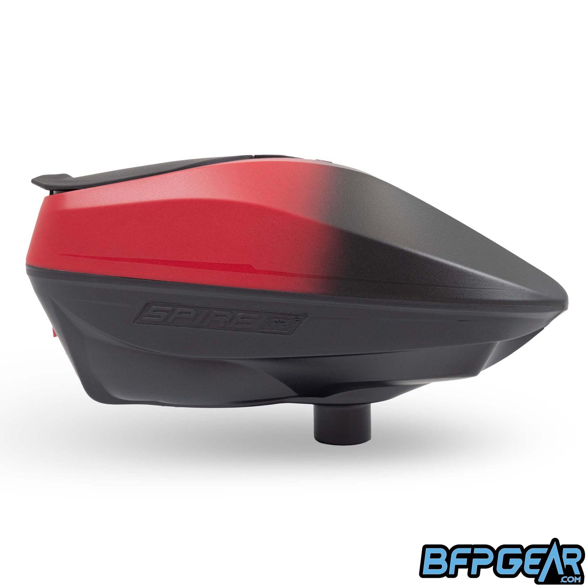 The Virtue Spire iR2 Loader in the Red Black fade colorway.