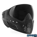 The Virtue VIO Ascend Paintball mask in the Black colorway.